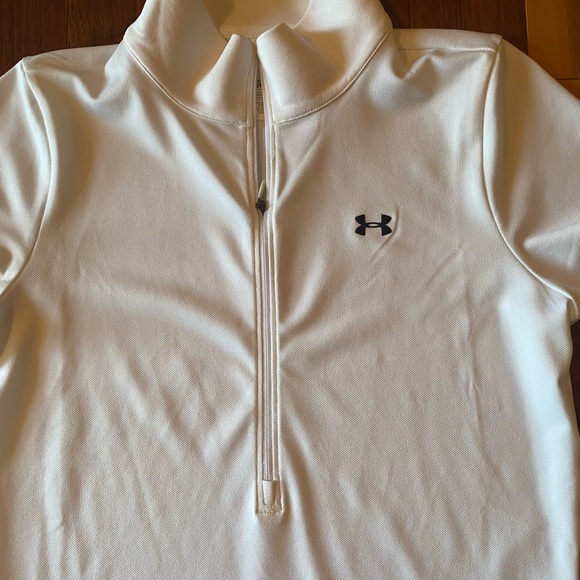 Under Armour Ladies Short Sleeve Half Zip - Picture 3 of 13